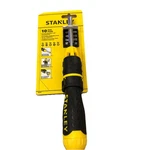 Stanley 68-010 Ratcheting Screwdriver 10PCS Bit Set Built Storage W/wall Rack. Fixed Price $19.89.