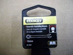 New Stanley 18 Mm Metric Reversible Ratchet Wrench. Fixed Price $9.99.