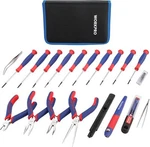 Workpro 33PCS Precision Repair Tool Includes Pliers Set, Blue. Fixed Price $49.99.