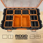 Top Nesting Insert Bins For Ridgid Pro Gear System 2.0 10-COMPARTMENT Organizer. Fixed Price $36.99.