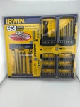 Irwin 63 Pc Drill Drive Set Speedbor Spade Phillips Slotted. Fixed Price $29.99.