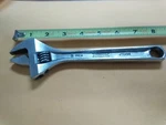 Proto J708A Adjustable Wrench: Chrome, In Overall. Fixed Price $17.00.