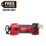 Milwaukee M18 18V Lithium-ion Cordless Drywall Cut Out Rotary (tool-only). Fixed Price $186.25.