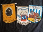 Rare Hand-signed Vazken Armenian Pennant Set 1984 Uruguay Visit Autograph. Fixed Price $145.00.