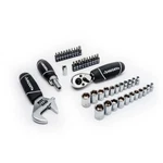 Husky Stubby 46 Piece Ratchet And Wrench Set W/ Drive Sockets, Screwdriving Bits. Fixed Price $36.44.