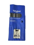 Nicholson 12 Pc. Set Round Handle Needle 37756 1/4" Rhn). Fixed Price $49.99.