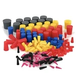 High Temp Masking Supply 235 Piece Silicone Rubber Plug Set - 1/32" To 1" Range. Fixed Price $26.95.