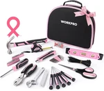 Workpro 236PCS Pink Tool Kit Basic Home Set Household Hand W/pouch. Fixed Price $39.99.