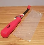 Nos Ace Hardware 8 In. Pry Bar New On Card With Tags Plastic Grip Handle. Fixed Price $10.97.