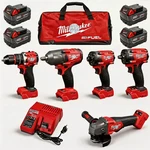 Milwaukee M18 Cordless Big Discount Screwdriver 11-IN-1 Combo Power Tools Set. Fixed Price $429.36.