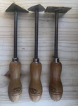 Crown Tools 3 Piece Wooden Handle Shave Hook Set Made In Sheffield England. Fixed Price $34.99.