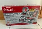 Apollo Precision 39 Piece General Set Plastic Toolbox Storage Case. Fixed Price $24.99.