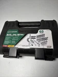 65 Piece Set Master Force Steel 1/4" & 3/8" Drive Sae Metric Mechanic's Hand. Fixed Price $45.00.