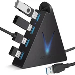4-PORT 3.0 Hub, Flyingvhub Tower With 2 Ft Extended Cable,usb Spl.... Fixed Price $27.69.