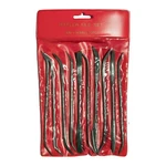 New King 10PC Assorted Smooth Riffler Files, American Double Cut, End. Fixed Price $14.95.