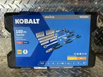 Kobalt 102PC Tool Set HARD#6552004 With Case. Fixed Price $60.00.