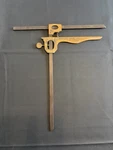 Vintage Mills Bros London Mortise Marking Gauge Brass & Steel 13.5. Fixed Price $24.99.