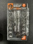 Torelli Socket & Bit Driver 52 Piece Kit With Storage Case Tool New. Fixed Price $17.99.