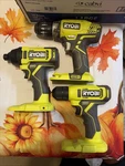 Lot Of 3?RYOBI 18V Cordless Tools PCL235 Impact PCL201 P208B Drills Only. Fixed Price $117.17.