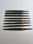 Vintage Nicholson Machinist 6 File Lot 8 Pc Half Round Flat Usa. Fixed Price $24.61.