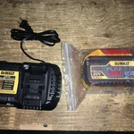 Dewalt Flexvolt 20V/60V Max Battery And Charger Starter Kit, Lithium Ion. Fixed Price $139.99.