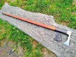 Walking Stick Axe Rose Wood Handle, Carbon Steel Best Gift For Grand Parents. Fixed Price $75.00.