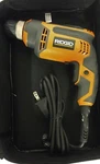 Ridgid Amp 3/8" Corded Drill/driver With Storage Bag (HL221). Fixed Price $44.99.