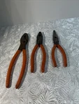 Pittsburgh Handtool Set Of 3 Pliers Orange Grip China Very Light Use!. Fixed Price $11.38.