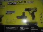 Ryobi One+ Hp 18V Brushless 1/2" Drill/driver Kit With Battery And Charger. Fixed Price $69.00.