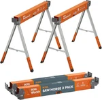 Bora Workhorse Xt Orange Heavy Duty Adjustable Height Folding Sawhorse Pair. Fixed Price $210.99.