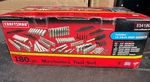 Sears Craftsman Usa Nos Huge 180PC Mechanics Tool Set Socket Ratchets 34180 Deep. Fixed Price $499.00.