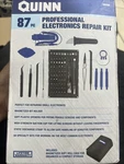 Quinn 87PC Professional Electronics Repair Kit -magnetized Bit Holder- #59258. Fixed Price $45.00.