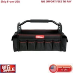 Hyper Tough 16-INCH Open Top Tote With Soft Grip Handle TT30126D. Fixed Price $20.00.