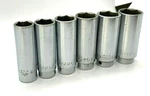 Mac Tools Usa 5/8" 15/16" Sae Deep Well Socket Set Lot 3/8" Drive 6-POINT. Fixed Price $74.00.