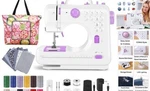 Sewing Machine For Beginners, Electric Mini Portable, 12 Built-in Purple. Fixed Price $97.08.