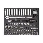 Husky Mechanics Tool Set 94 Piece Socket Ratchet Kit 1/4 3/8 Drive Sae Metric. Fixed Price $91.92.