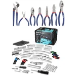 Duratech 497-PIECE Mechanics Tool Set Wrench Sockets& Workpro Pliers. Fixed Price $195.99.