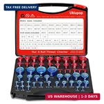 52PCS Thread Checker Kit Sae & Metric Nut And Bolt Size Finder Gauge Tool Set. Fixed Price $99.96.