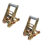 Pack 2" Short Handle Tie Down Ratchet Buckle For Tow Dolly Car Hauler Flatbed. Fixed Price $24.85.