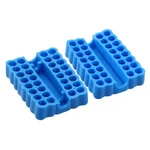 Pieces/set 32 Holes Hex Shank Screwdriver Bits Holder Plastic Storage Tray .... Fixed Price $10.33.