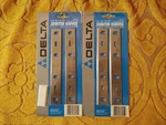 Delta No 37-072 Set Of High Speed Steel Jointer Knives For 6" Bench. Fixed Price $45.00.