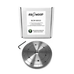 Rgwood 6" Steel Lathe Face Plate, 1" X 8TPI Threaded With Locking Set.... Fixed Price $52.52.