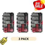 3 Pack Hyper Tough 77 Piece Precision Tool Kit Magnetic Screwdriver. Fixed Price $49.99.