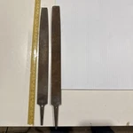 2 Vtg Oberg Sweden & Simonds Hand Files Tool Lot Flat Round Swiss 14 Inch. Fixed Price $11.95.