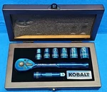Kobalt SE7EN Blue Jimmy Johnson Limited Edition 8PC. Socket Set. Fixed Price $69.99.