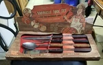 Washington Forge Stainless Steel Barbecue Tool Set 4 Pc. Original Open Box. Fixed Price $19.95.