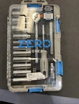 Zero Degree 25-PIECE 3/8 Drive Sae Tool Set With Gearless Ratchet 38130. Fixed Price $59.99.