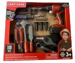 Vintage Craftsman Kids 18 Piece Tool Belt Set With Power Drill New Rare. Fixed Price $55.00.