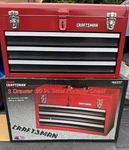 Sears Craftsman Usa Nos Drawer Portable Tool Chest Box Bright Red Minty 65337. Fixed Price $329.00.