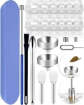 Leleluk Filling Tool Kit - Home & Lab Supplies With Micro Minimized, Silver. Fixed Price $14.76.